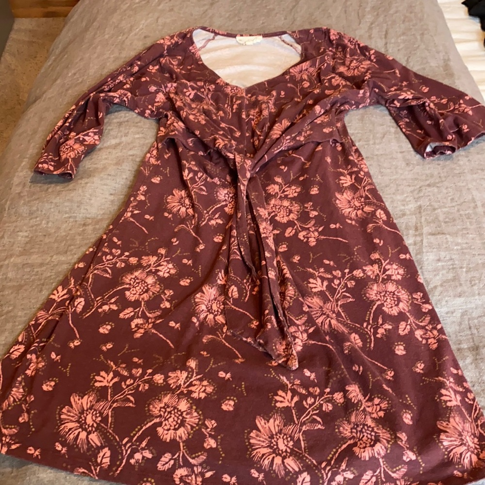 Synergy organic floral tie dress